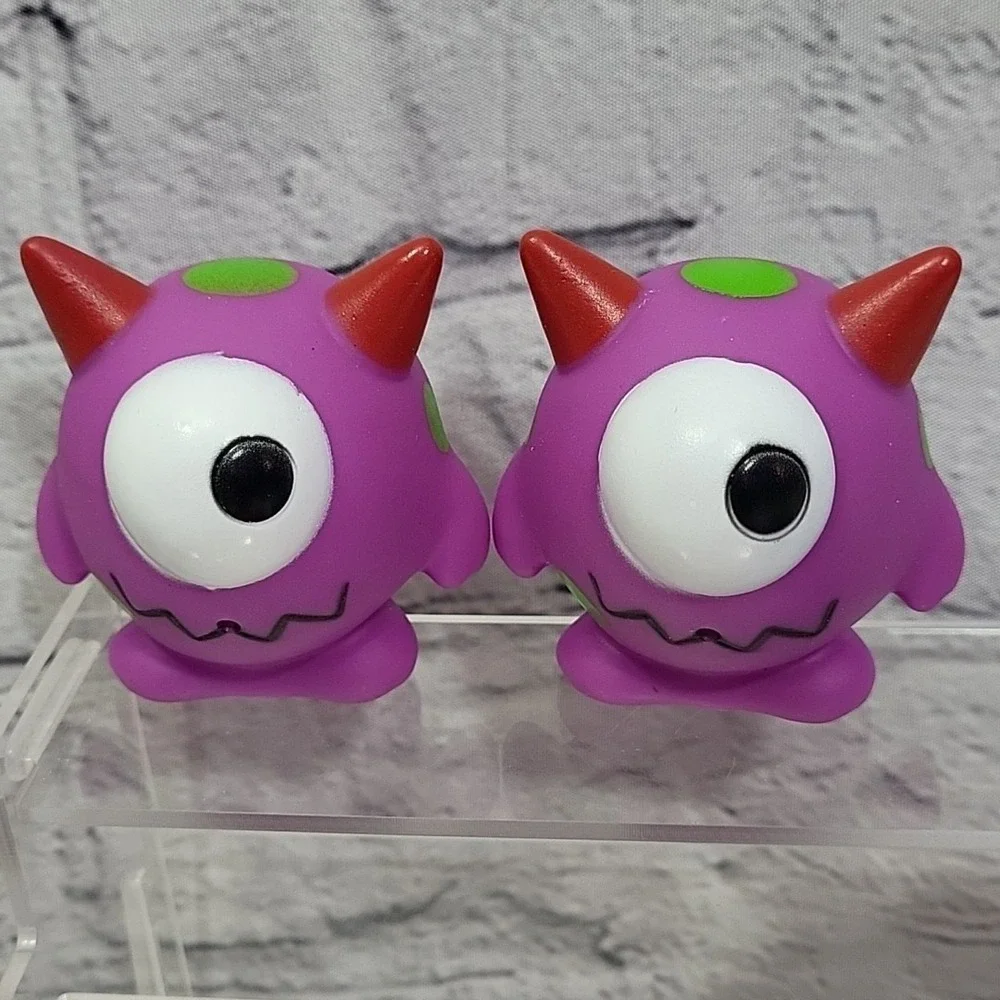 Bath Toys Rubber Monster Squirt Tub Pool Floats Lot‎ Of 6 Colorful